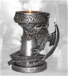 FDD29429 Serpant's Fire Dragon Candle Holder